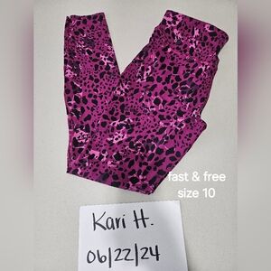 Fast & Free leopard lululemon